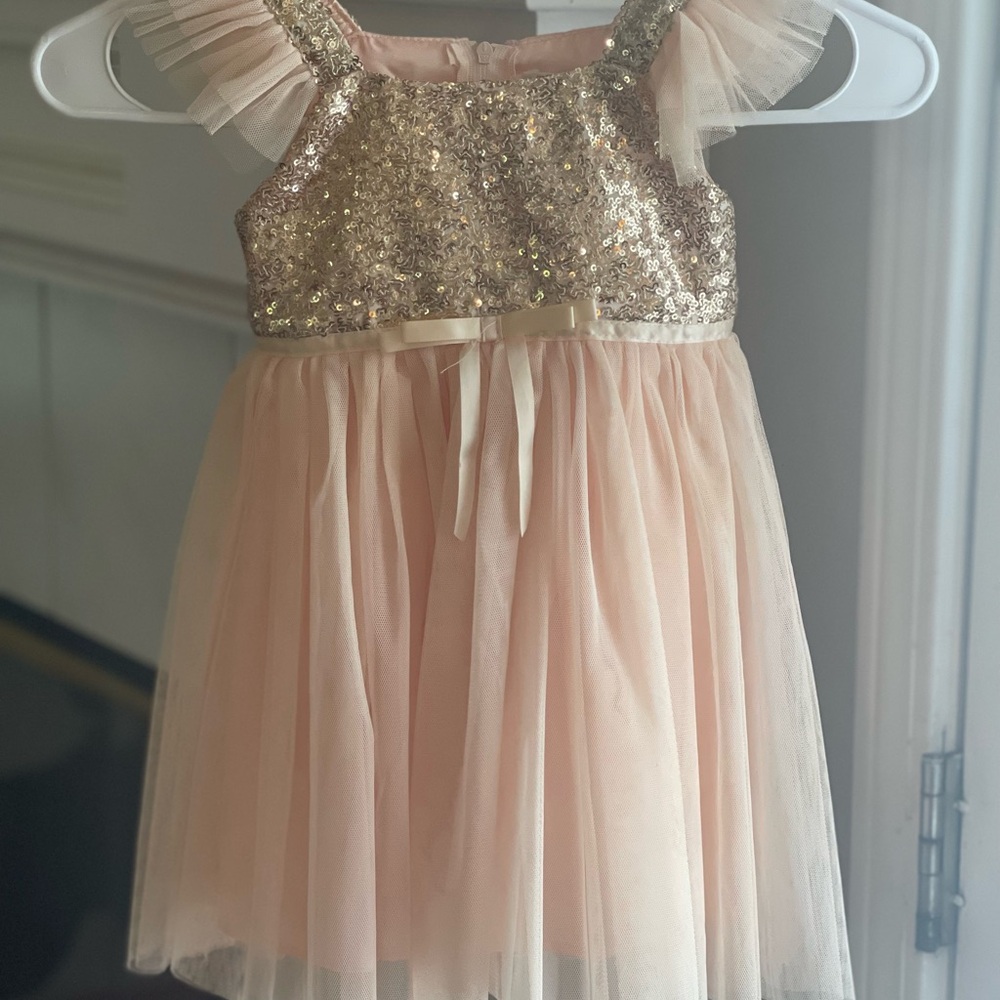 Popatu Sparkling Champagne and Pink Dress